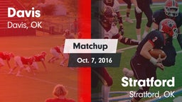 Matchup: Davis  vs. Stratford  2016