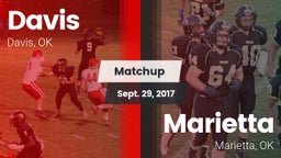 Matchup: Davis  vs. Marietta  2017