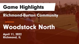 Richmond-Burton Community  vs Woodstock North  Game Highlights - April 11, 2022