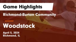 Richmond-Burton Community  vs Woodstock  Game Highlights - April 5, 2024