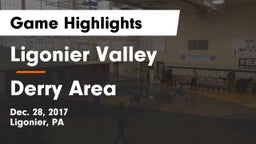 Ligonier Valley  vs Derry Area Game Highlights - Dec. 28, 2017