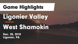 Ligonier Valley  vs West Shamokin  Game Highlights - Dec. 28, 2018