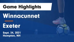 Winnacunnet  vs Exeter  Game Highlights - Sept. 24, 2021