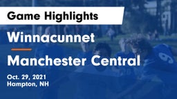 Winnacunnet  vs Manchester Central Game Highlights - Oct. 29, 2021