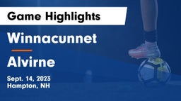 Winnacunnet  vs Alvirne  Game Highlights - Sept. 14, 2023