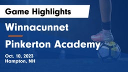 Winnacunnet  vs Pinkerton Academy Game Highlights - Oct. 10, 2023