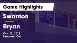 Swanton  vs Bryan  Game Highlights - Oct. 10, 2023