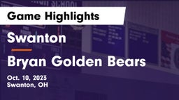 Swanton  vs Bryan Golden Bears Game Highlights - Oct. 10, 2023