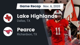 Recap: Lake Highlands  vs. Pearce  2020