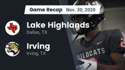 Recap: Lake Highlands  vs. Irving  2020
