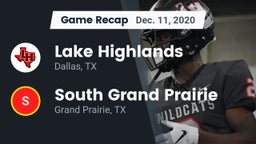 Recap: Lake Highlands  vs. South Grand Prairie  2020