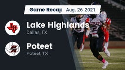 Recap: Lake Highlands  vs. Poteet  2021