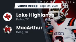 Recap: Lake Highlands  vs. MacArthur  2021