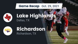 Recap: Lake Highlands  vs. Richardson  2021