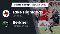 Recap: Lake Highlands  vs. Berkner  2022