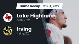 Recap: Lake Highlands  vs. Irving  2022