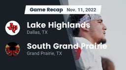 Recap: Lake Highlands  vs. South Grand Prairie  2022