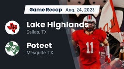 Recap: Lake Highlands  vs. Poteet  2023