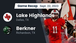 Recap: Lake Highlands  vs. Berkner  2023