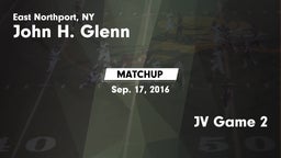 Matchup: John H. Glenn vs. JV Game 2 2016