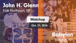 Matchup: John H. Glenn vs. Babylon  2016