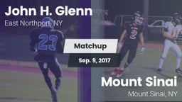 Matchup: John H. Glenn vs. Mount Sinai  2017