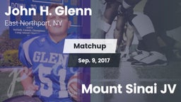 Matchup: John H. Glenn vs. Mount Sinai JV 2017
