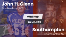 Matchup: John H. Glenn vs. Southampton  2018