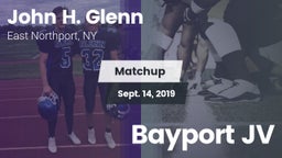 Matchup: John H. Glenn vs. Bayport JV 2019