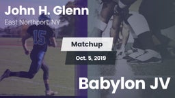 Matchup: John H. Glenn vs. Babylon JV 2019