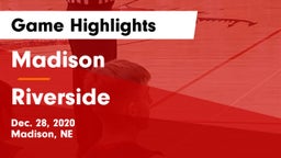 Madison  vs Riverside  Game Highlights - Dec. 28, 2020
