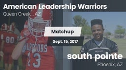 Matchup: American Leadership  vs. south pointe   2017