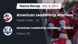 Recap: American Leadership Warriors vs. American Leadership Academy - Gilbert  2017