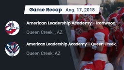 Recap: American Leadership Academy - Ironwood vs. American Leadership Academy - Queen Creek 2018
