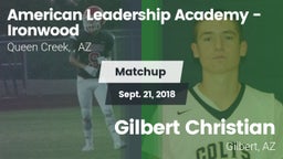 Matchup: American Leadership  vs. Gilbert Christian  2018