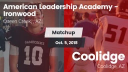 Matchup: American Leadership  vs. Coolidge  2018