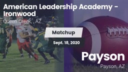 Matchup: American Leadership  vs. Payson  2020