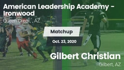 Matchup: American Leadership  vs. Gilbert Christian  2020