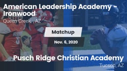 Matchup: American Leadership  vs. Pusch Ridge Christian Academy  2020