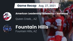 Recap: American Leadership Academy - Ironwood vs. Fountain Hills  2021