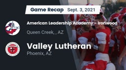 Recap: American Leadership Academy - Ironwood vs. Valley Lutheran  2021