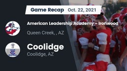 Recap: American Leadership Academy - Ironwood vs. Coolidge  2021