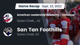 Recap: American Leadership Academy - Ironwood vs. San Tan Foothills  2022