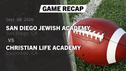 Recap: San Diego Jewish Academy  vs. Christian Life Academy  2016