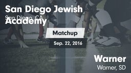 Matchup: San Diego Jewish Aca vs. Warner  2016