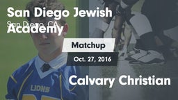 Matchup: San Diego Jewish Aca vs. Calvary Christian 2016