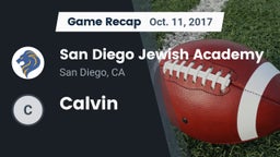Recap: San Diego Jewish Academy  vs. Calvin 2017