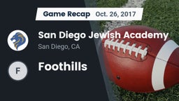 Recap: San Diego Jewish Academy  vs. Foothills 2017