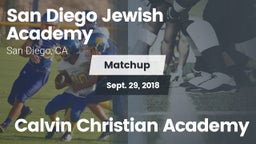 Matchup: San Diego Jewish Aca vs. Calvin Christian Academy 2018