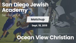 Matchup: San Diego Jewish Aca vs. Ocean View Christian 2019